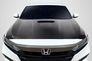 2018-2020 Honda Accord Carbon Creations Type R Look Hood - 1 Piece