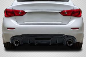 2014-2017 Infiniti Q50 Carbon Creations Lightspeed Rear Diffuser - 1 Piece