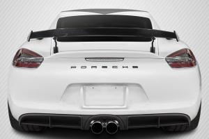 2017-2020 Porsche Cayman 718 Carbon Creations GT4 Look Rear Wing Spoiler - 3 Piece
