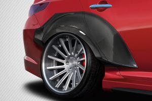 2011-2013 Kia Optima Carbon Creations CPR Wide Body Rear Fender Flares - 6 Piece