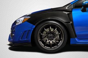 2015-2021 Subaru WRX STI Carbon Creations VRS Front Fenders - 2 Piece