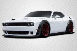 2015-2020 Dodge Challenger Carbon Creations Demon Look Wide Body Fender Flares - 14 Pieces