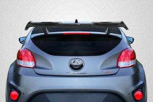 2012-2017 Hyundai Veloster Turbo Carbon Creations MR Wing Spoiler - 3 Piece