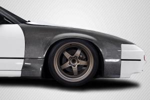 1989-1994 Nissan 240SX S13 Carbon Creations K Power Style Front Fenders - 2 Piece