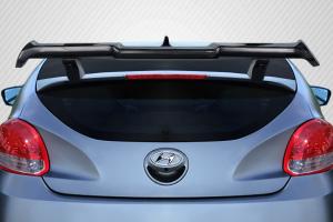 2012-2017 Hyundai Veloster Carbon Creations Nobo Rear Wing Spoiler - 3 Piece ( non turbo )