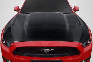 2015-2017 Ford Mustang Carbon Creations TS 1 Hood - 1 Piece