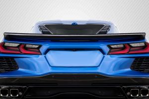 2020-2023 Chevrolet Corvette C8 Carbon Creations Gran Veloce Flush Mount Rear Wing Spoiler - 1 Piece