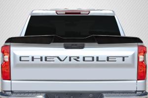 2019-2023 Chevrolet Silverado Carbon Creations Tornado Rear Tailgate Wing Spoiler - 3 Pieces