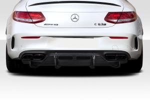 2015-2018 Mercedes Benz W205 C63 AMG Power Carbon Creations Rear Diffuser - 1 Piece