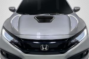 2017-2021 Honda Civic Type R Carbon Creations OEM Look Hood Scoop - 1 Piece