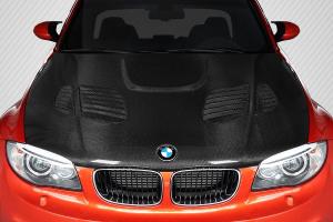 2008-2013 BMW 1 Series M Coupe E82 E88 Carbon Creations GTR Hood - 1 Piece