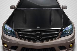 2008-2011 Mercedes C Class W204 Carbon Creations C63 V2 Hood - 1 Piece