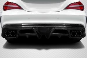 2014-2016 Mercedes CLA Class Carbon Creations Burnout Rear Diffuser - 1 Piece