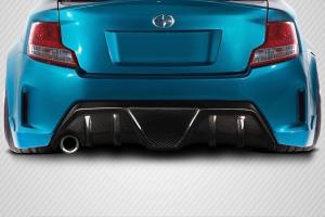 2014-2016 Scion tC Carbon Creations Boss Rear Diffuser - 1 Piece