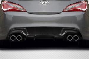 2010-2016 Hyundai Genesis Coupe Carbon Creations Twins Rear Diffuser - 1 Piece