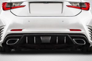 2015-2019 Lexus RC-F Carbon Creations Downforce Aero Rear Diffuser - 1 Piece