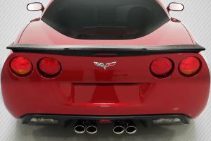 2005-2013 Chevrolet Corvette C6 Carbon Creations Flow Wave Rear Wing Spoiler - 1 Piece