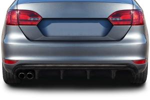 2011-2014 Volkswagen Jetta GLI Carbon Creations Circuit Rear Diffuser - 1 Piece