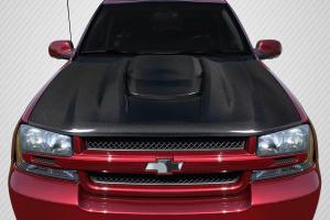 2002-2008 Chevrolet Trailblazer Carbon Creations ZR1 V2 Look Hood - 1 Piece