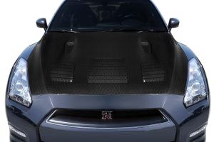 2009-2016 Nissan GT-R R35 Carbon Creations Geo6ix GT2 Hood - 1 Piece