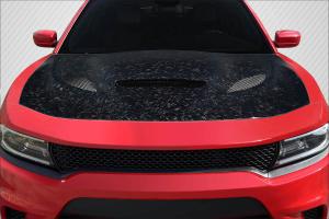 2015-2023 Dodge Charger Carbon Creations AeroForge Dritech Hellcat Look Hood - 1 Piece