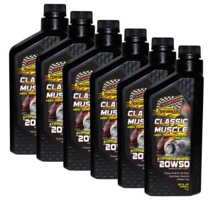 All Vehicles (Universal) Champion 20w-50 Classic & Muscle Semi-Synthetic Automotive Motor Oil - Quart (Case)