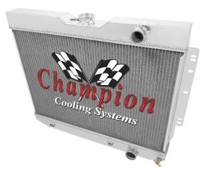 59-63 Impala, 60-65 Biscayne, 63-65 Bel Air, 64-65 Chevelle, 64-65 El Camino Champion Aluminum Radiator - 3 Row