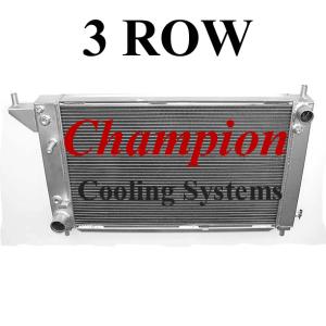 96-96 Mustang 4.8I V8 (281ci) Champion Aluminum Radiator - 3 Row