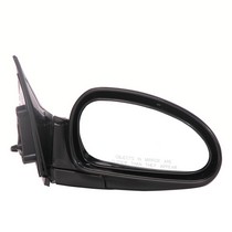 99-01 Hyundai Sonata CIPA Manual Remote Mirror - Passenger Side Foldaway Non-Heated (Black)