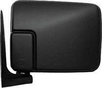 87-96 Mitsubishi Mighty Max CIPA Manual Remote Mirror - Driver Side Foldaway Non-Heated (Black)