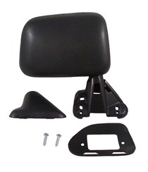 84-89 Toyota 4Runner, 84-89 Toyota Pickup CIPA Manual Remote Mirror - Passenger Side Foldaway Non-Heated (Black)