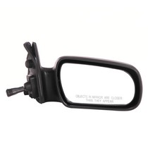 87-91 Toyota Camry CIPA Manual Remote Mirror - Passenger Side Foldaway Non-Heated - (Black)