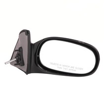 98-02 Toyota Corolla CIPA Manual Remote Mirror - Passenger Side Foldaway Non-Heated - (Black)