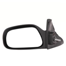 88-92 Toyota Corolla CIPA Manual Remote Mirror - Driver Side Non-Foldaway Non-Heated (Black)