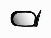 95-98 Toyota Tercel CIPA Manual Remote Mirror - Driver Side Non-Foldaway Non-Heated (Black)