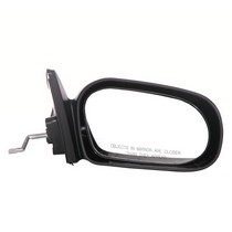 91-94 Toyota Tercel CIPA Manual Remote Mirror - Passenger Side Foldaway Non-Heated - (Black)