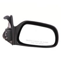 89-92 Geo Prizm CIPA Manual Remote Mirror - Passenger Side Non-Foldaway Non-Heated - (Black)