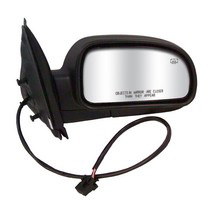 02-08 Chevrolet Trailblazer, 02-08 Gmc Envoy, 03-08 Isuzu Ascender, 04-07 Buick Rainier CIPA Power Remote Mirror - Passenger Side Foldaway Heated - (Black)