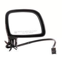 90-97 Lincoln Town Car CIPA Power Remote Mirror - Passenger Side Foldaway Heated - (Black)