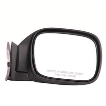 97-01 Jeep Cherokee (Xj) CIPA Manual Remote Mirror - Passenger Side Foldaway Non-Heated (Black)