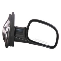 01-07 Chrysler Town & Country, 01-07 Dodge Caravan CIPA Manual Remote Mirror - Passenger Side Foldaway Non-Heated (Black)