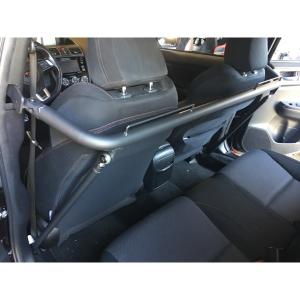 2015+ Subaru WRX STI Cipher Racing Harness Bar Black Powder Coated