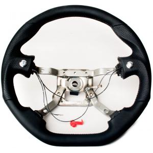 Mazda Miata NA Enhanced Steering Wheel for Mazda Miata NA Leatherette with Grey Stitching