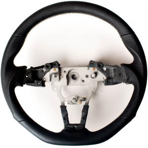 Mazda Miata ND Enhanced Steering Wheel for Mazda Miata ND Leatherette with Silver  Stitching