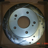 89-98 240SX (w/ Stock Calipers) Circuit Sports Rotors - Slotted/Drilled Front Brake Rotors (Pair)