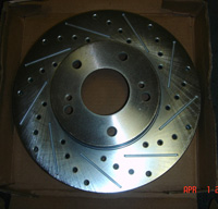 89-98 240SX (w/ Z32 Rear Calipers) Circuit Sports Rotors - Slotted/Drilled Rear Brake Rotors (Pair)