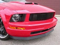 05-09 Mustang V6 Classic Design Concepts Replacement Grille - Brushed Aluminum