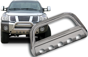 2004-2013 Nissan Titan Coast to Coast ProEFX Bull Bar - Polished Stainless Steel