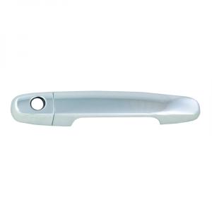 2003-2013 Toyota Corolla, 2007-2011 Toyota Yaris 4 Door Coast to Coast Door Handle Covers without Passenger Side Key Hole - Chrome (4-Piece)