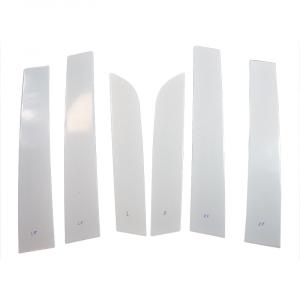 2007-2012 Dodge Caliber Coast to Coast Pillar Post Covers - Polished Stainless Steel (6-Piece)